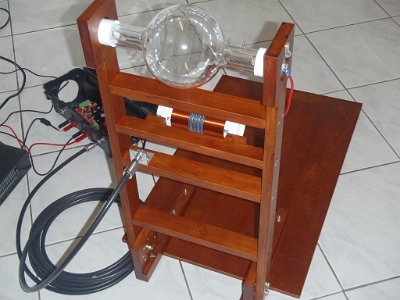 A very nice collapsible / portable plasma tube holder.