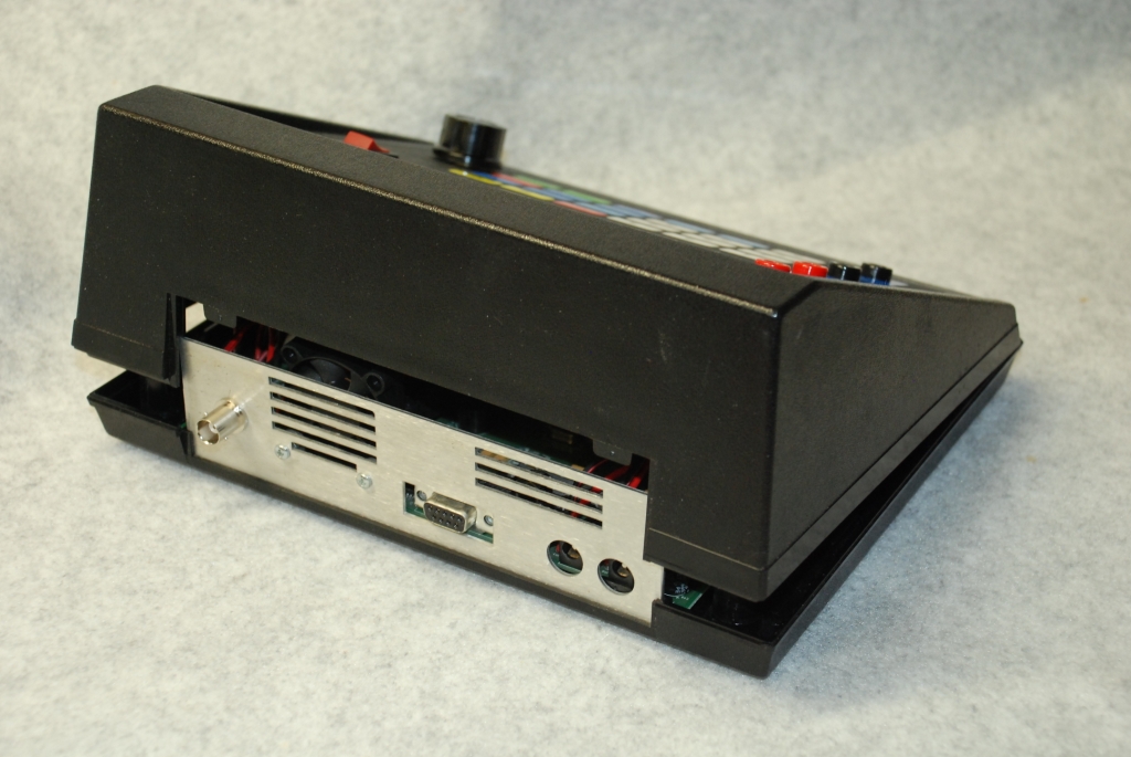 Opening the case from the rear.