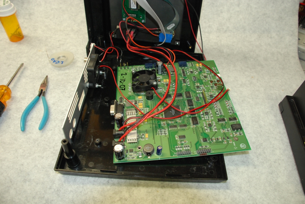 Removing the main circuit board.