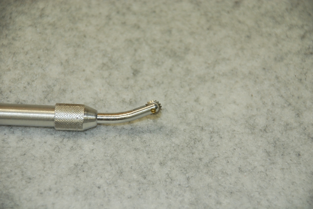 Detail of the foiling tool.
