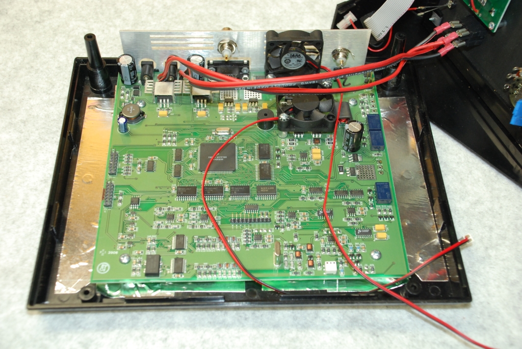 Reinstalling the main circuit board.